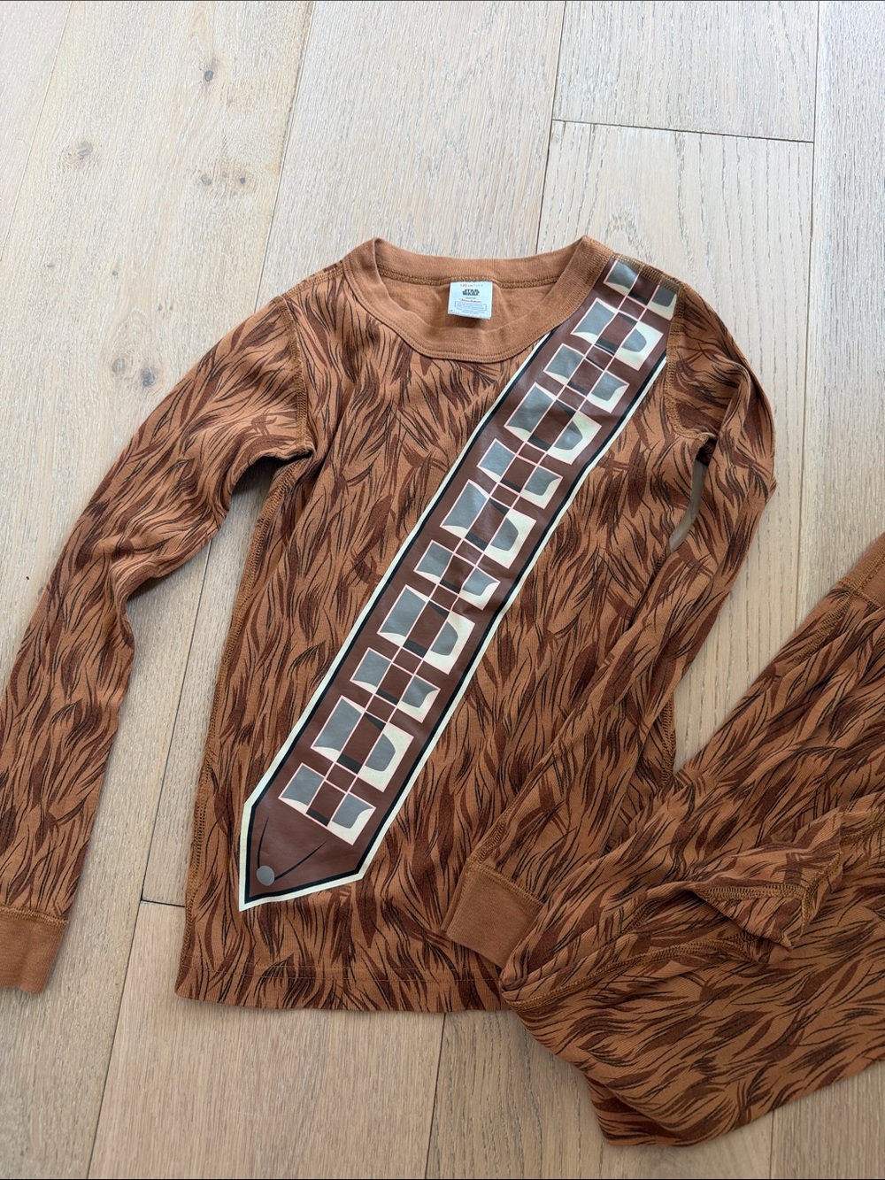 Hanna Anderson Chewbacca PJ set, Size 8